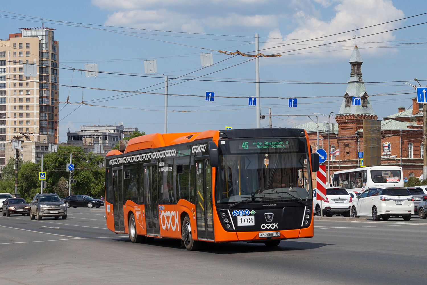 Омская область, НефАЗ-5299-40-57 (CNG) № 408