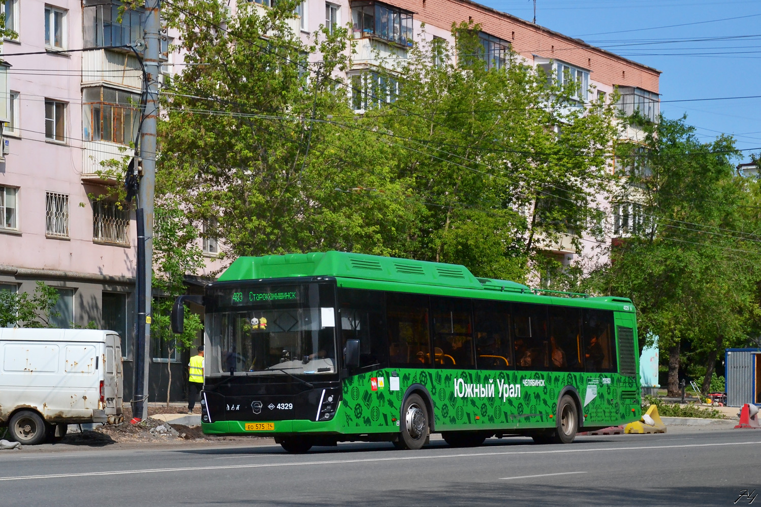 Челябинская область, ЛиАЗ-5292.67 (CNG) № 4329