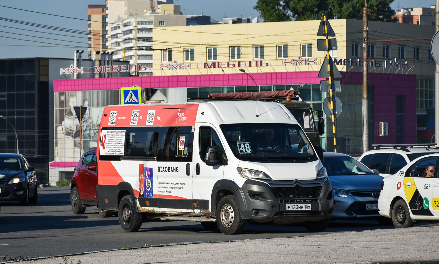 Новосибирская область, Нижегородец-2227W (Citroёn Jumper) № Е 123 МВ 154