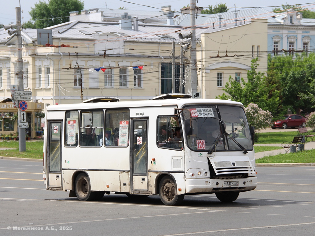 Ивановская область, ПАЗ-320302-11 № В 953 МХ 37