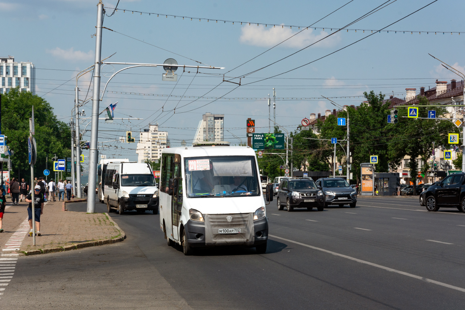 Башкортостан, ГАЗ-A63R42 Next № М 100 АР 702