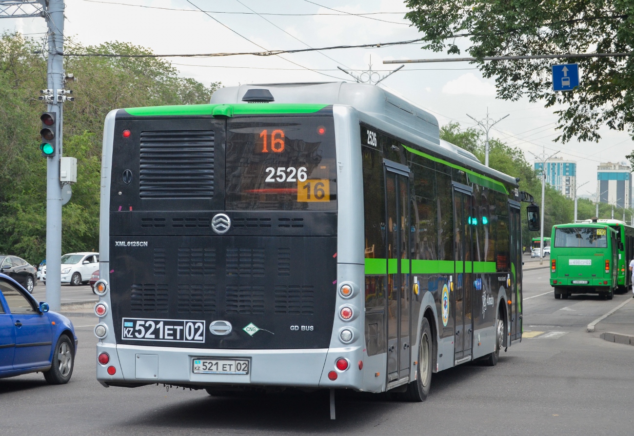 Алматы, Golden Dragon XML6125CN (Hyundai Trans Auto) № 2526