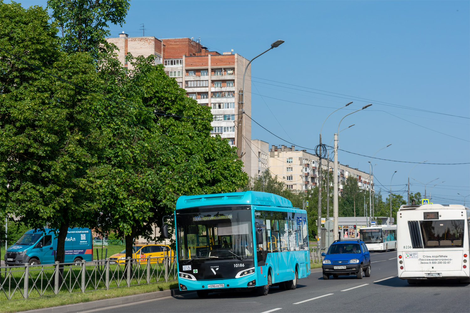 Санкт-Петербург, Volgabus-4298.G4 (CNG) № 10186