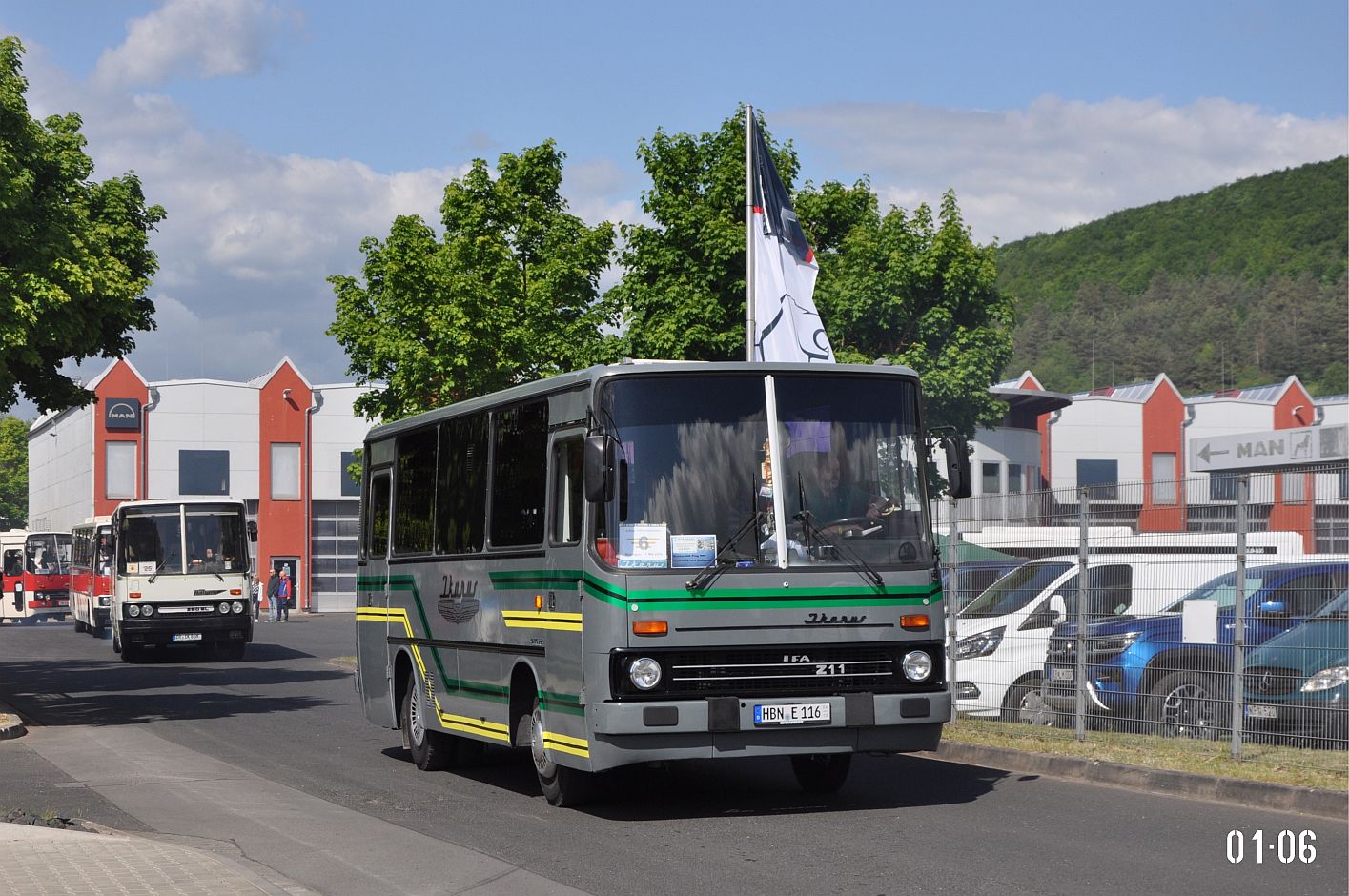 Тюрингия, Ikarus 211.51 № HBN-E 116; Тюрингия — 8. Ikarus-Bus-Treffen in Deutschland — Meiningen 17.05.2025
