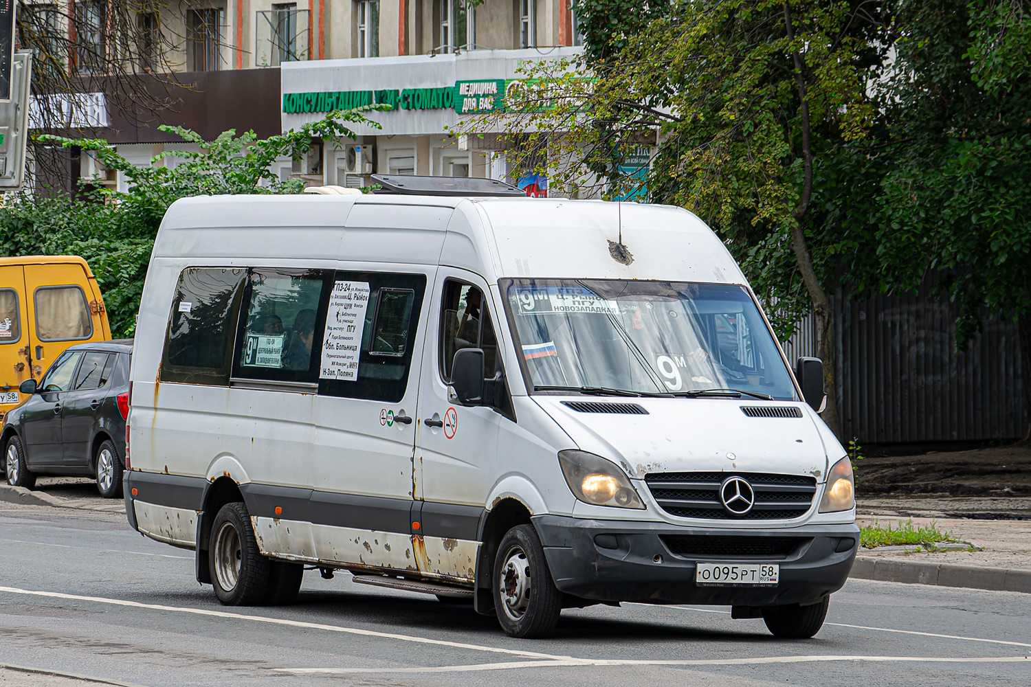 Пензенская область, Луидор-22360C (MB Sprinter) № О 095 РТ 58