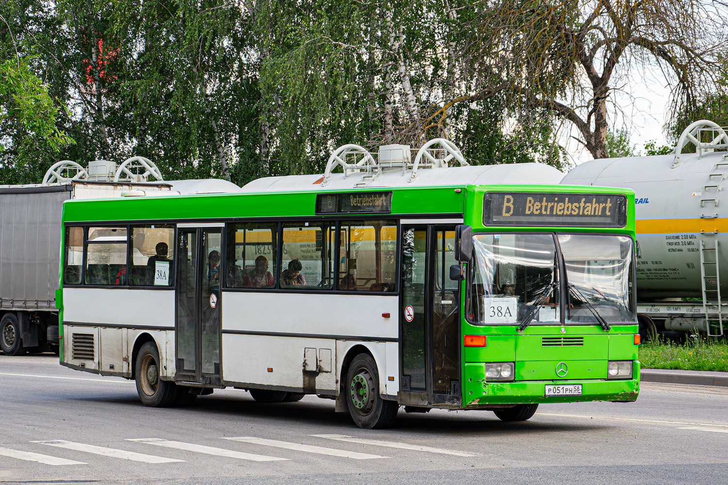 Пензенская область, Mercedes-Benz O405 № Р 051 РН 58