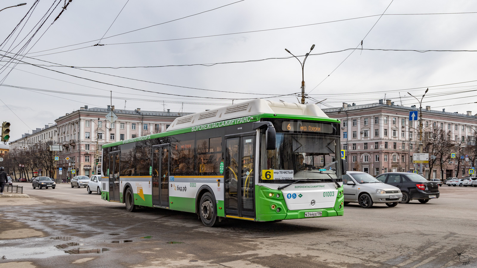 Воронежская область, ЛиАЗ-5292.67 (CNG) № 01003