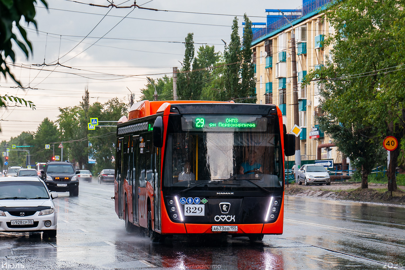 Омская область, НефАЗ-5299-40-57 (CNG) № 829