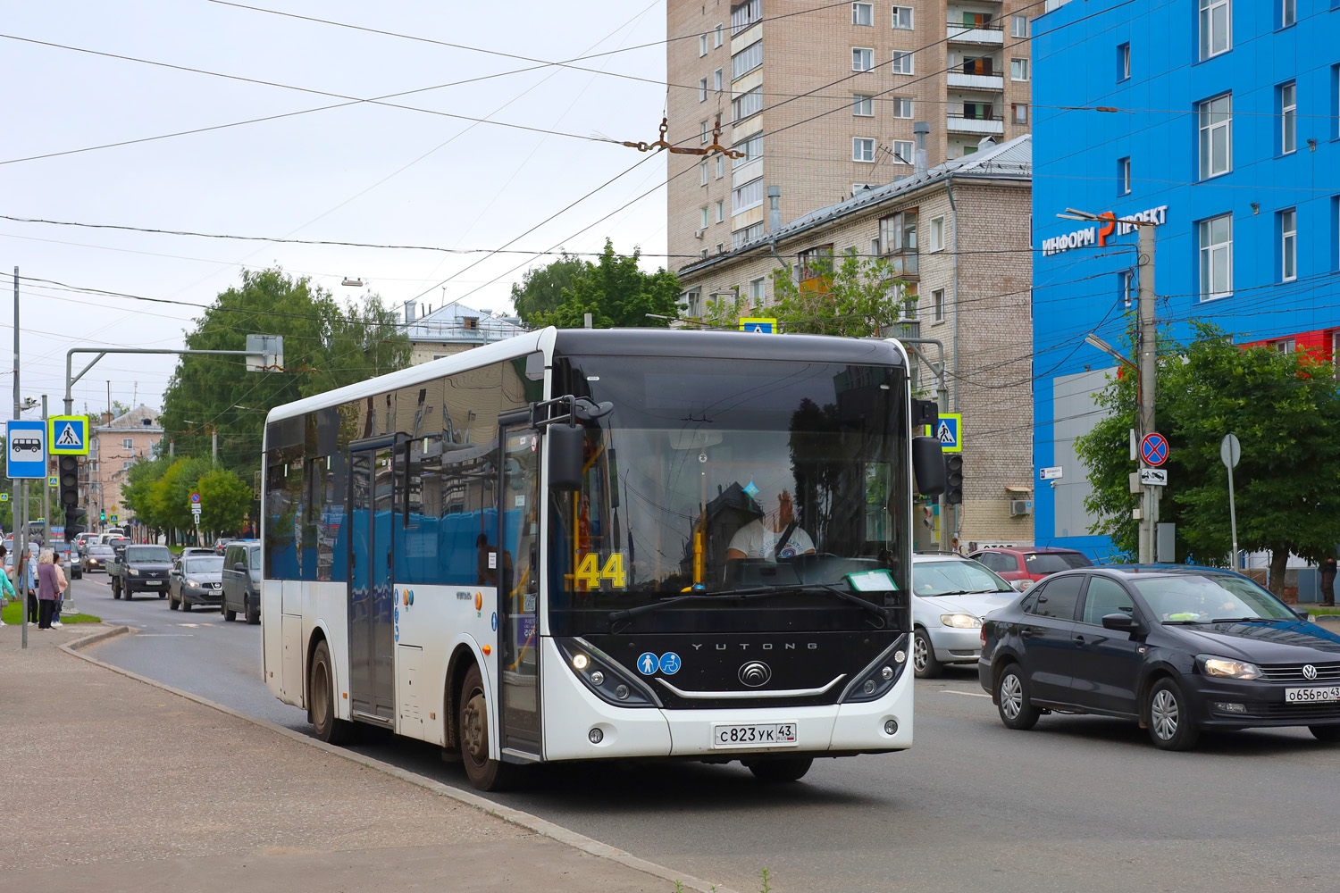 Кировская область, Yutong ZK6890HGQ № С 823 УК 43
