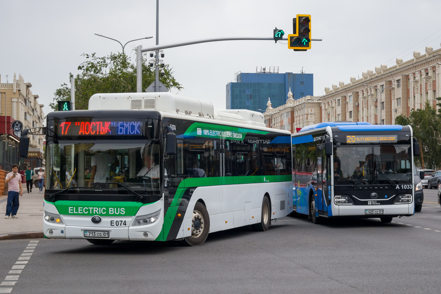 Астана, Yutong E12LF (ZK6128BEVG) (СарыаркаАвтоПром) № E074