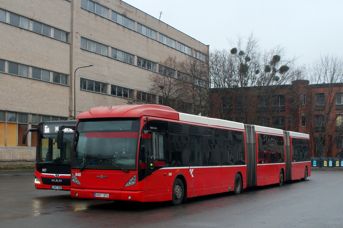 Литва, Van Hool New AGG300 № 840