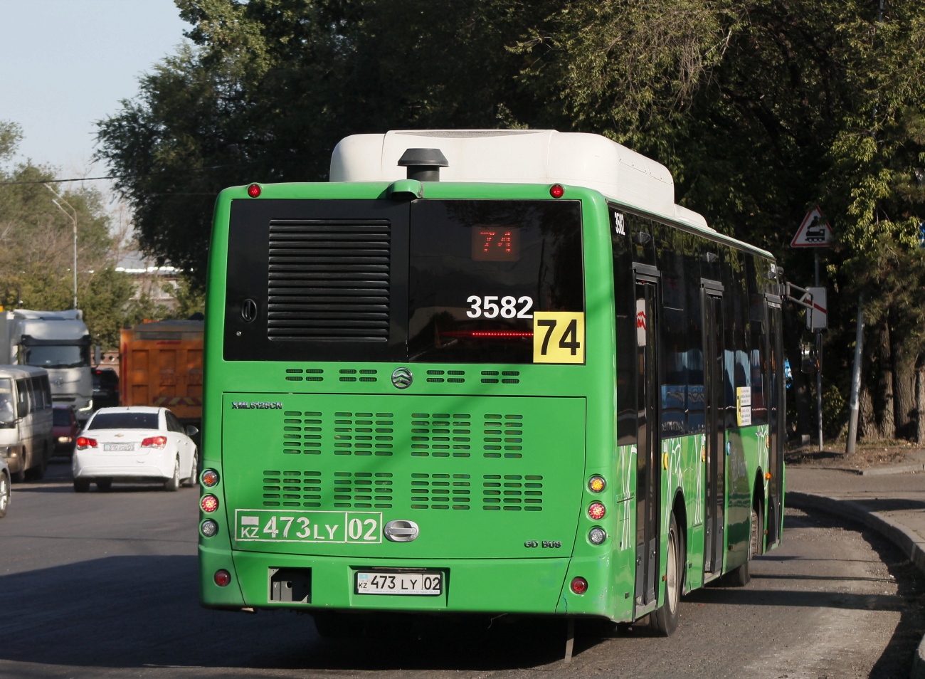 Алматы, Golden Dragon XML6125CN (Hyundai Trans Auto) № 3582