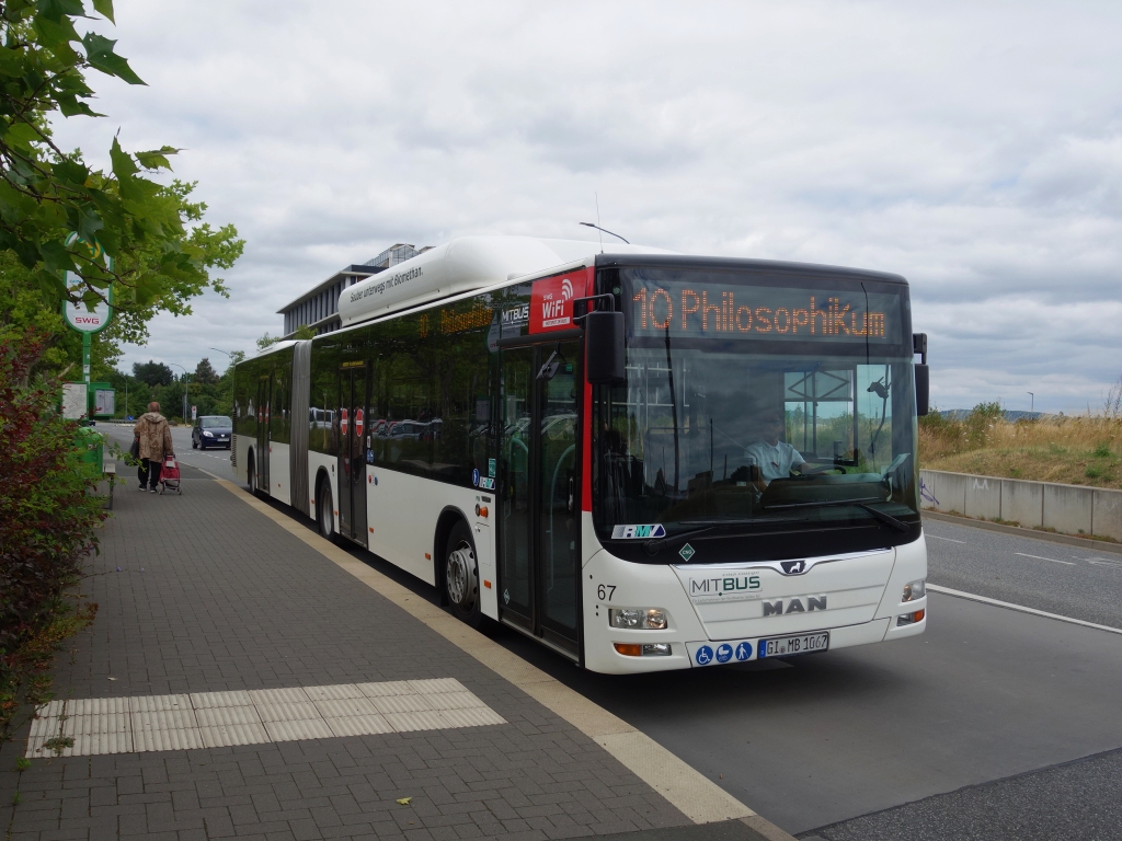 Гессен, MAN A23 Lion's City G NG313 CNG № 67