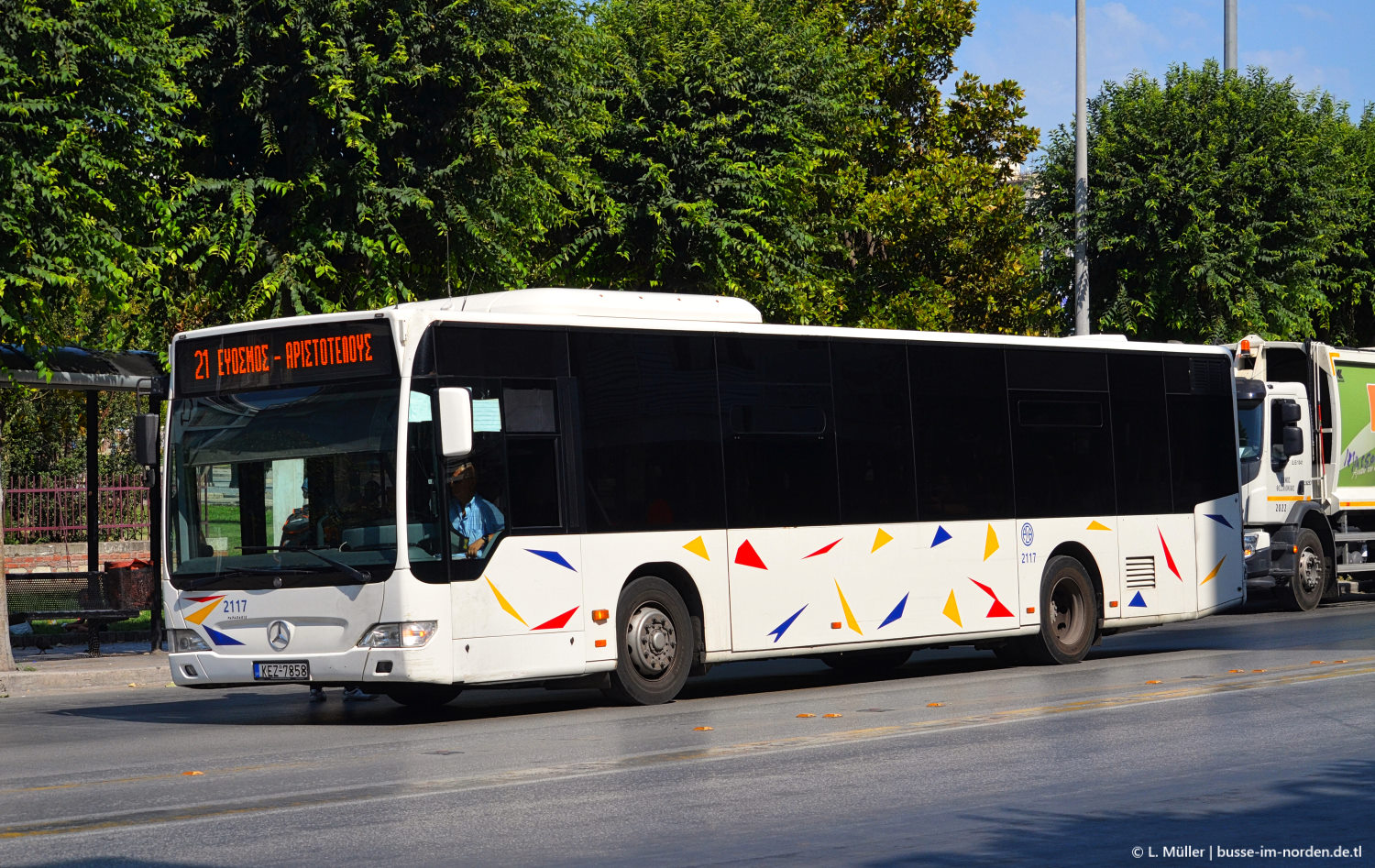 Греция, Mercedes-Benz O530 Citaro facelift № 2117