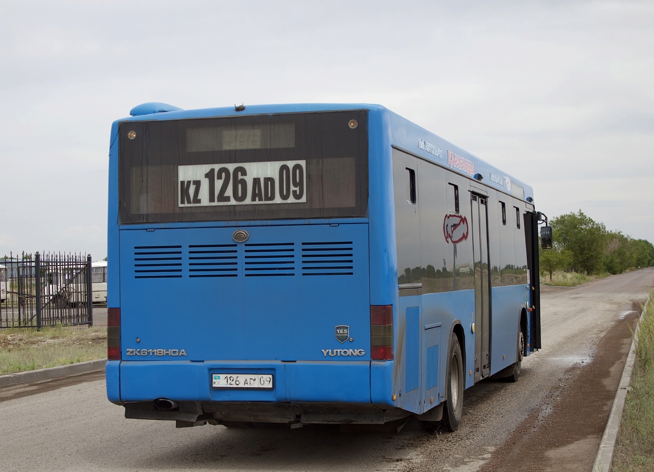 Карагандинская область, Yutong ZK6118HGA № 126 AD 09