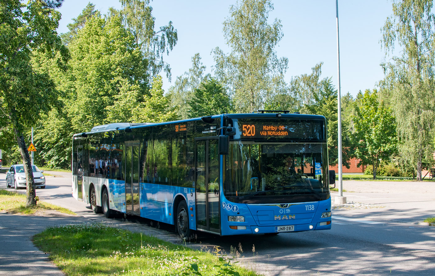 Финляндия, MAN A44 Lion's City L LE NL323-15 № 1138