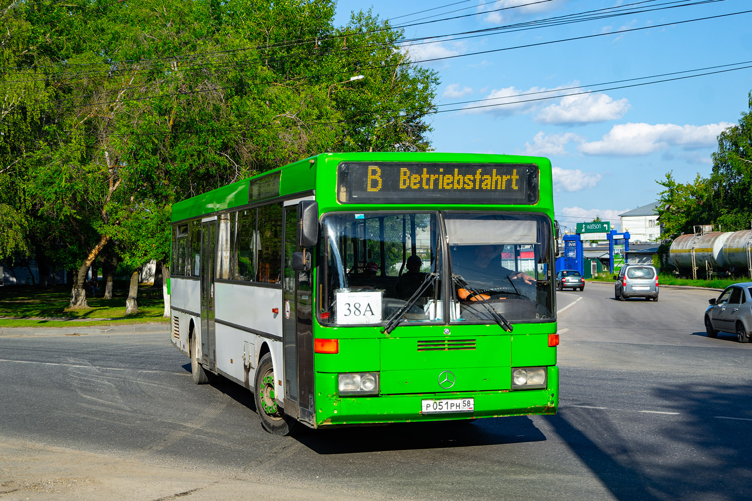 Пензенская область, Mercedes-Benz O405 № Р 051 РН 58