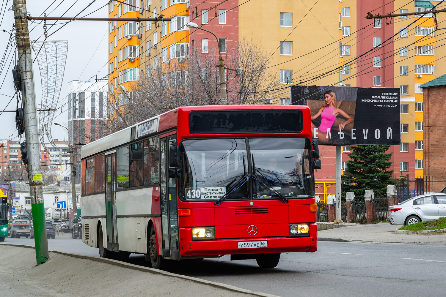 Пензенская область, Mercedes-Benz O405 № У 597 АВ 58
