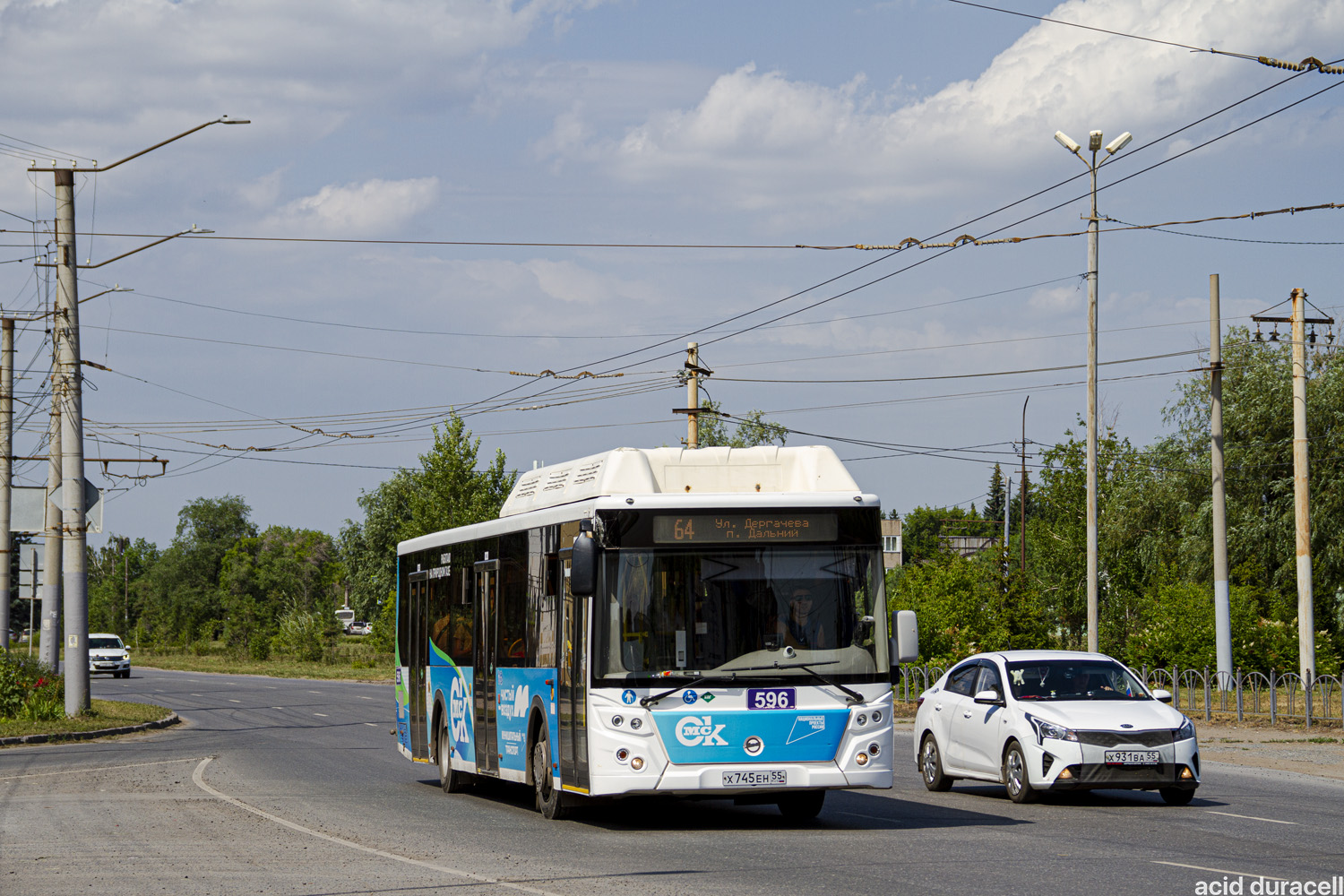 Омская область, ЛиАЗ-5292.67 (CNG) № 596