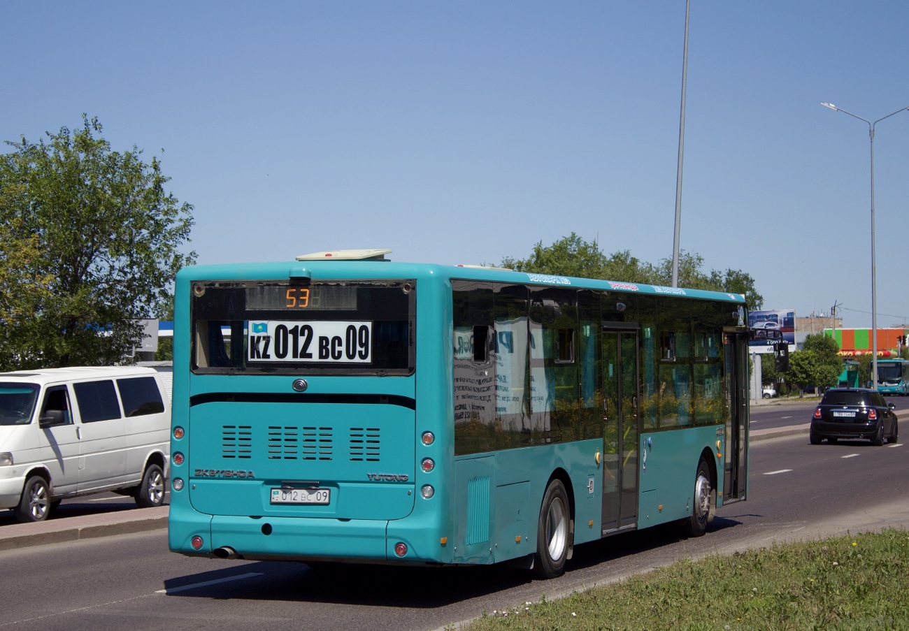 Карагандинская область, Yutong ZK6118HGA № 012 BC 09