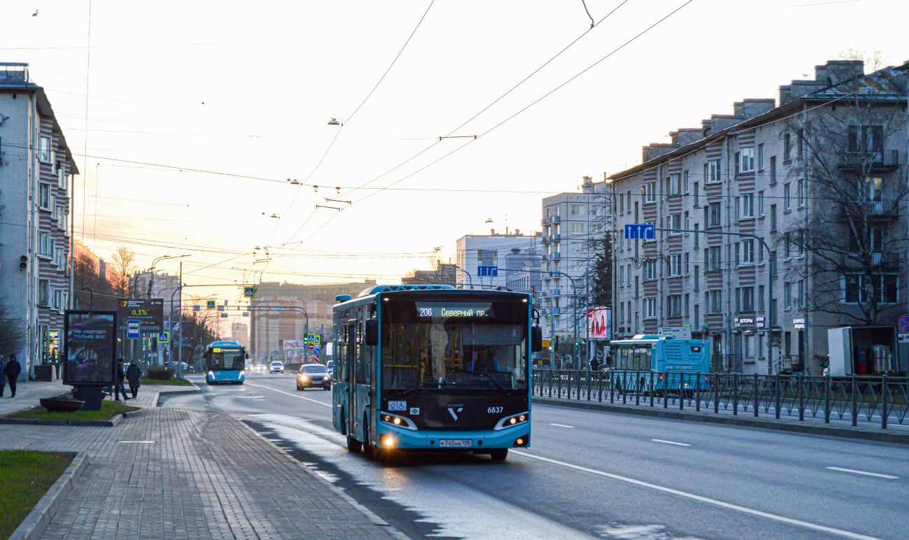 Санкт-Петербург, Volgabus-4298.G4 (LNG) № 6837
