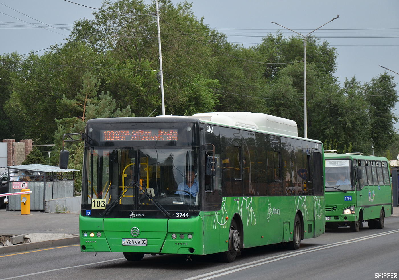 Алматы, Golden Dragon XML6125CN (Hyundai Trans Auto) № 3744