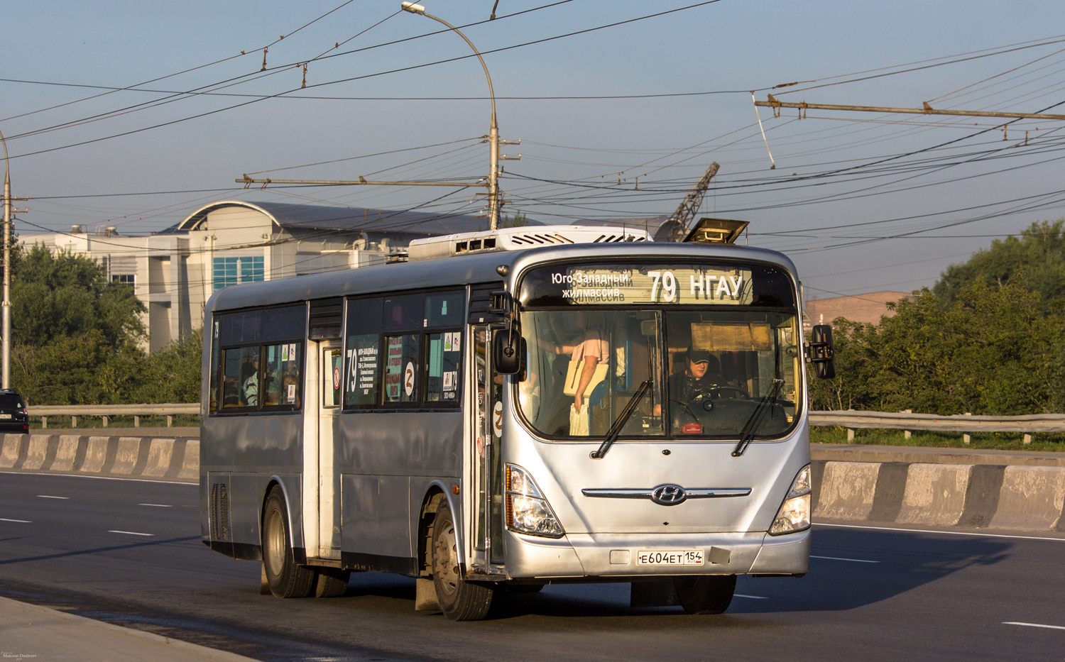 Новосибирская область, Hyundai New Super AeroCity 1F/L № Е 604 ЕТ 154