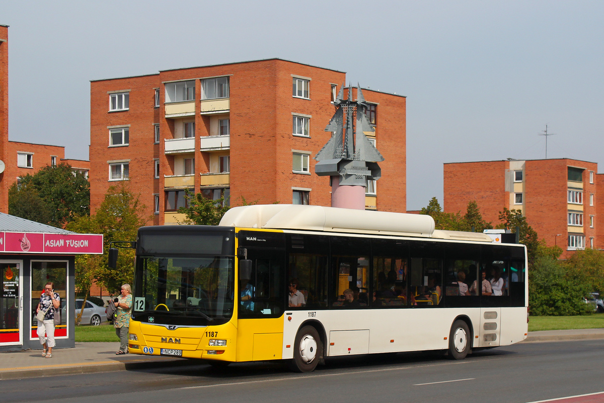 Литва, MAN A21 Lion's City NL313 CNG № 1187