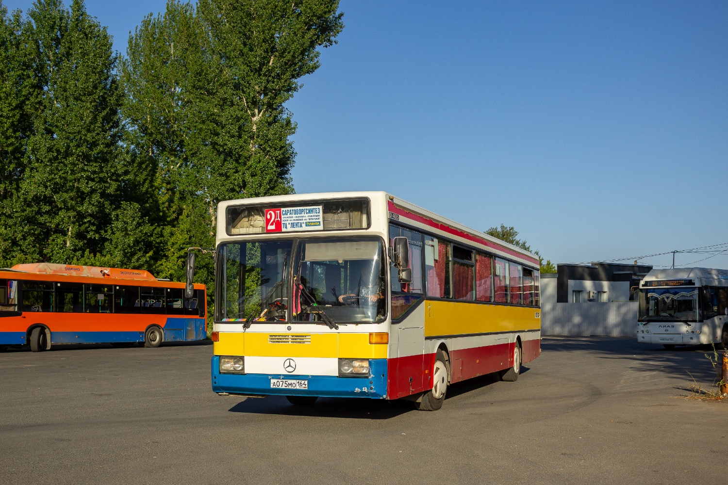 Саратовская область, НефАЗ-5299-30-51 № К 008 УК 164; Саратовская область, Mercedes-Benz O405 № А 075 МО 164