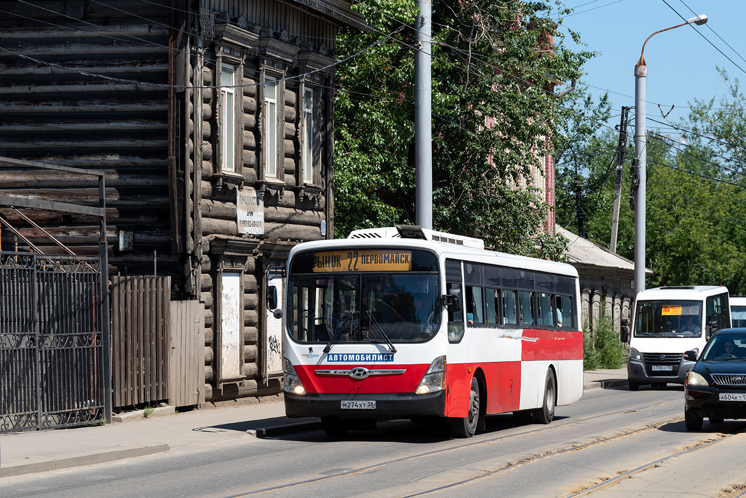 Иркутская область, Hyundai New Super AeroCity 1F/L № М 274 ХТ 38