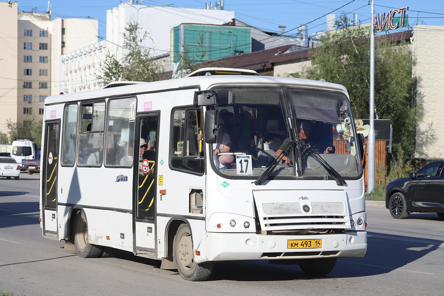 Саха (Якутия), ПАЗ-320302-08 № КМ 493 14
