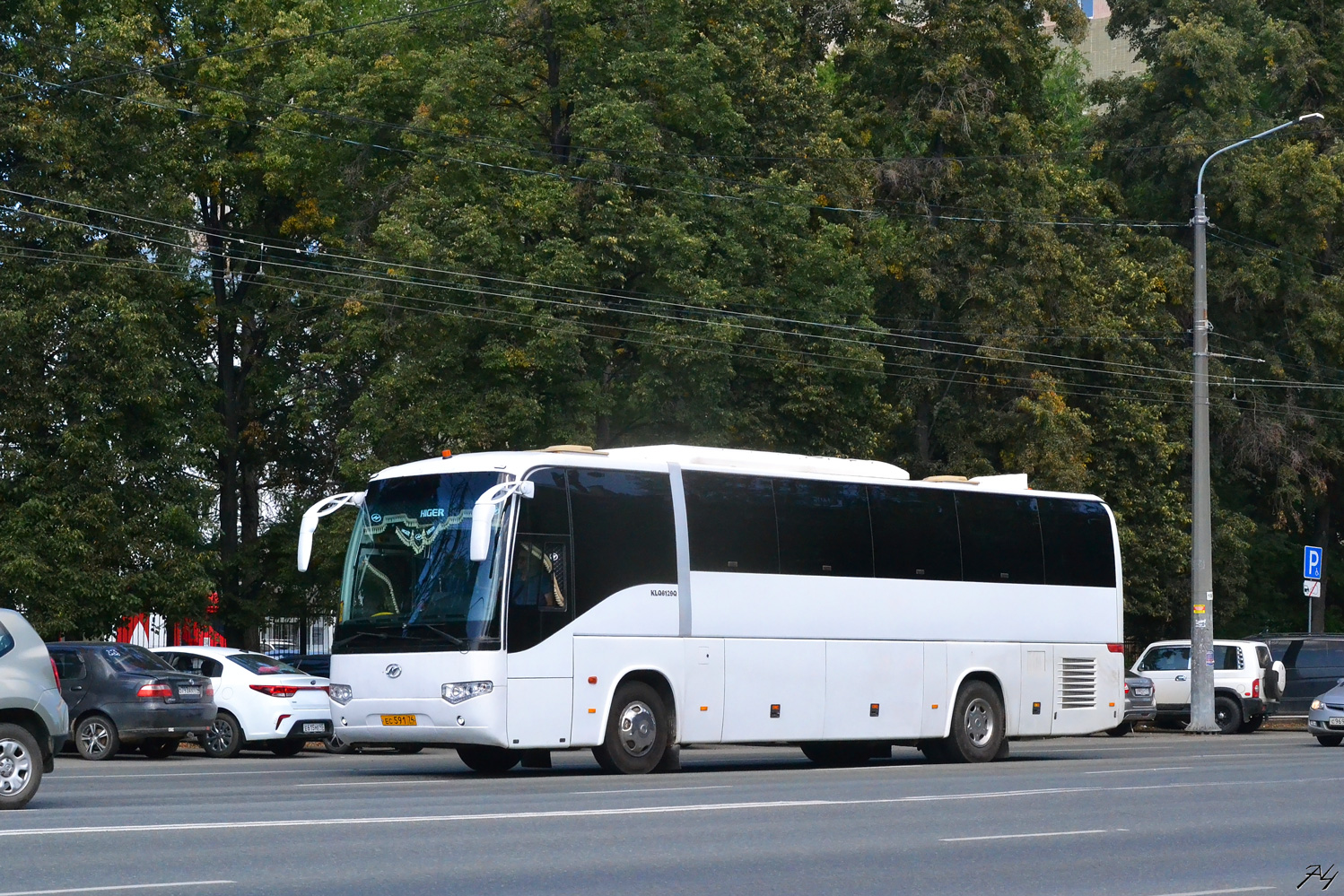 Челябинская область, Higer KLQ6129Q № ЕС 591 74