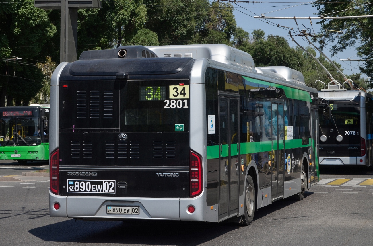 Алматы, Yutong ZK6126HG (QazTehna) № 2801