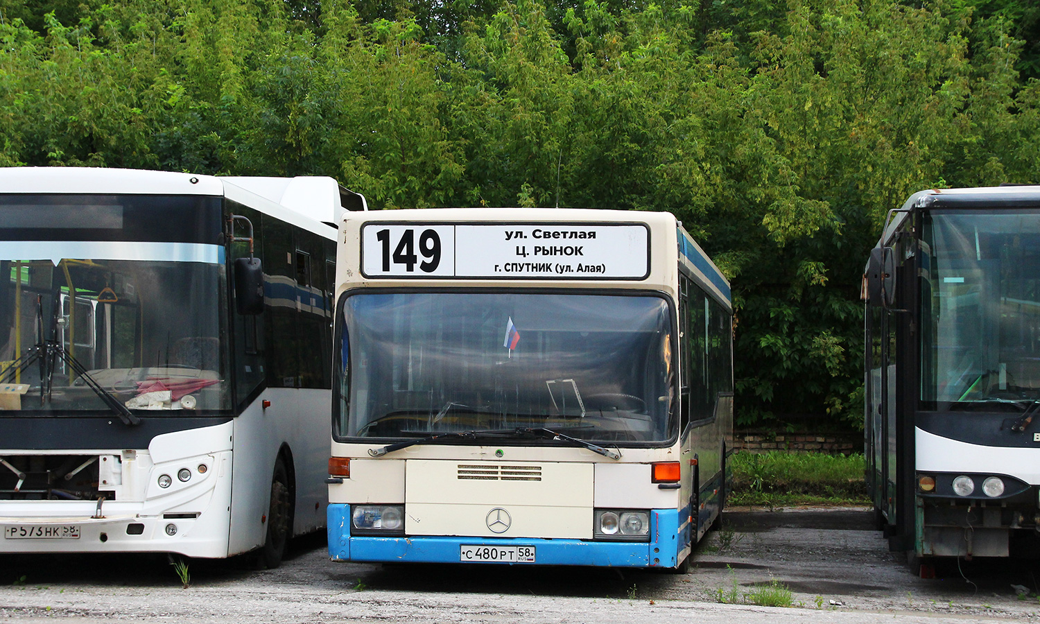 Пензенская область, Mercedes-Benz O405N2 № С 480 РТ 58