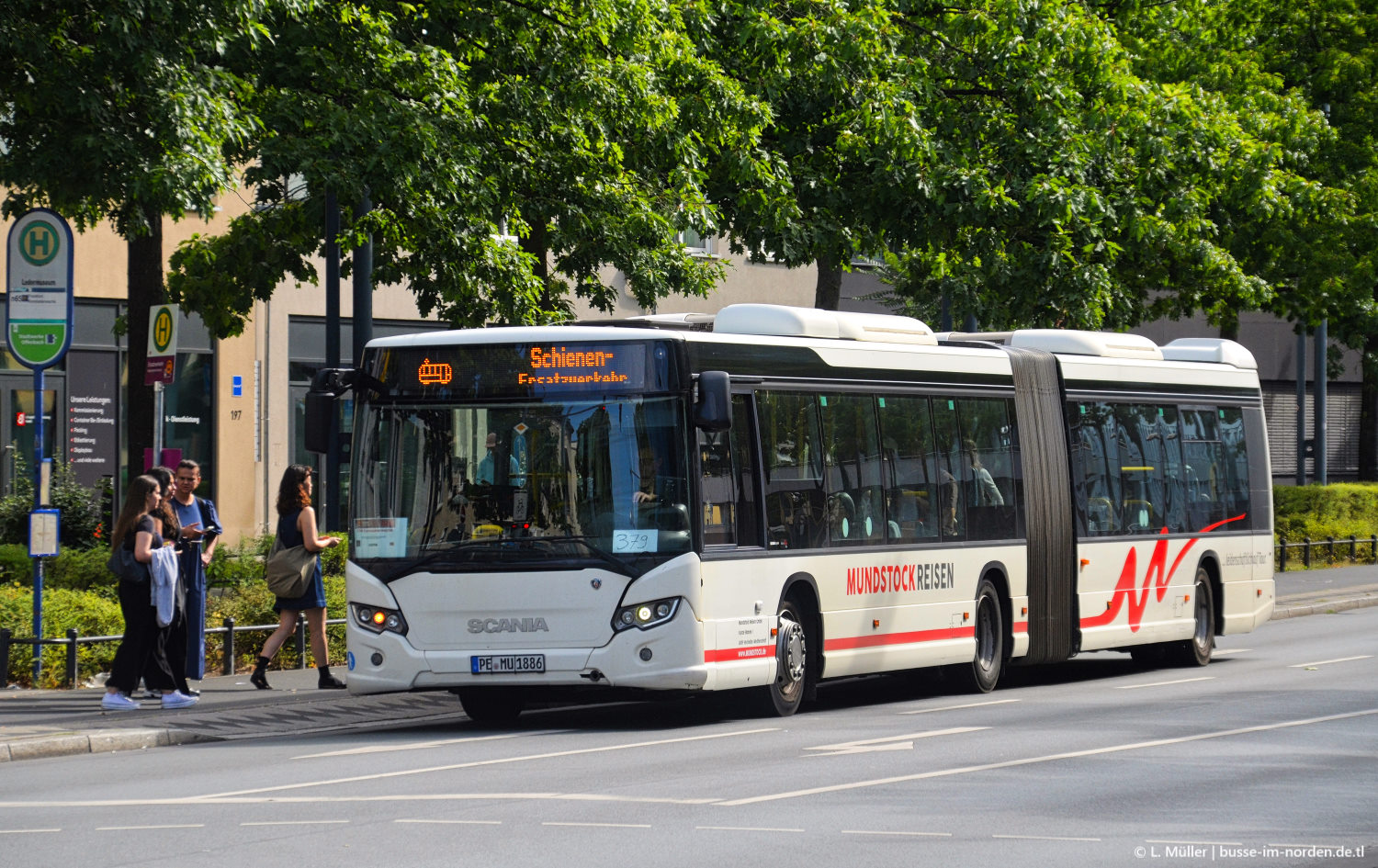 Нижняя Саксония, Scania Citywide LFA № 1886; Гессен — SEV · Offenbacher City-Tunnel · 28.04.2025 — 19.10.2025