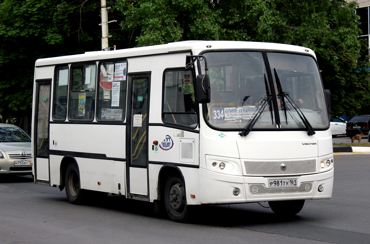 Ростовская область, ПАЗ-320302-11 "Вектор" № Р 981 ТУ 161