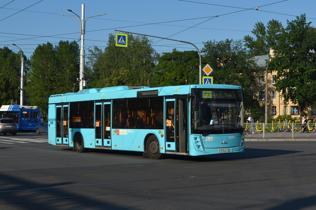 Санкт-Петербург, МАЗ-203.947 № 38345