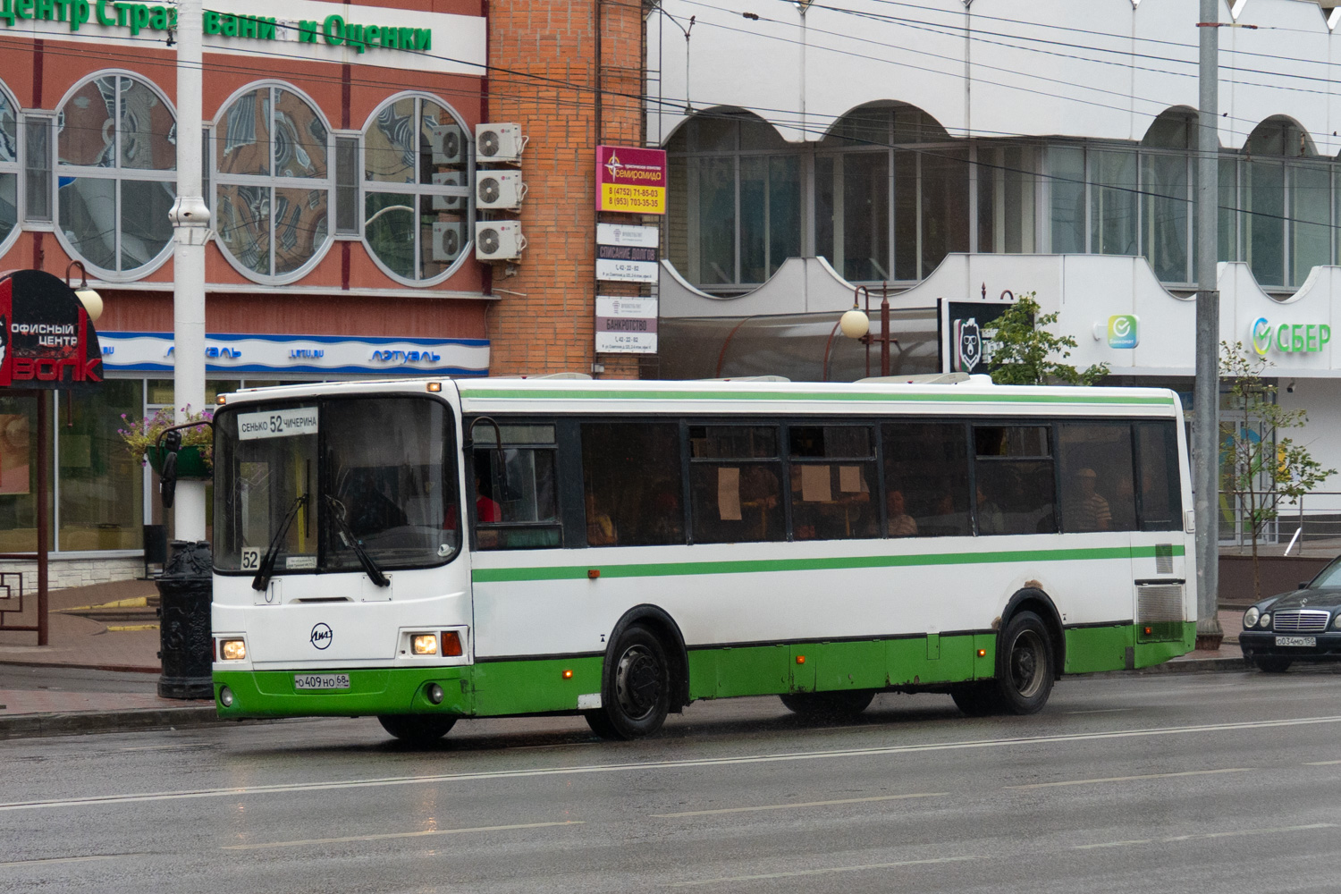 Тамбовская область, ЛиАЗ-5256.53 № О 409 НО 68