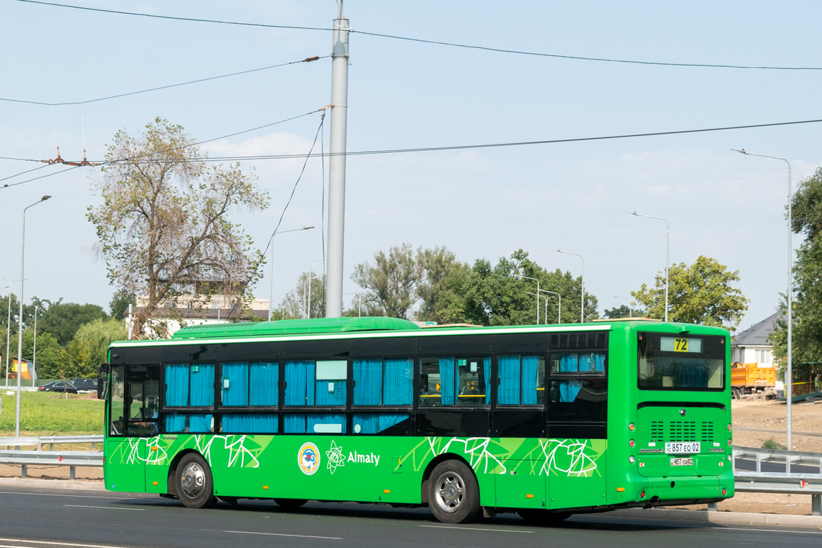 Алматы, Yutong ZK6118HGA (QazTehna) № 857 EQ 02