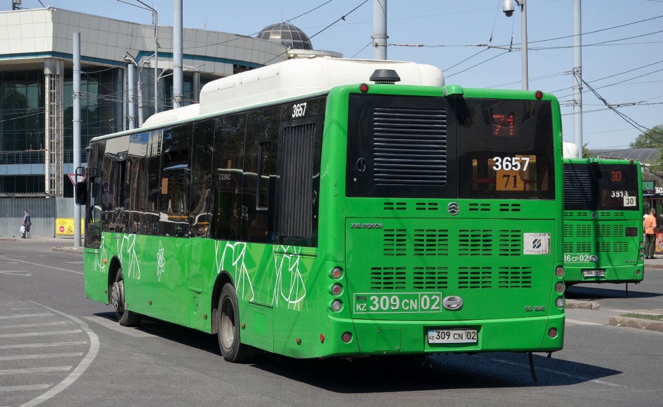 Алматы, Golden Dragon XML6125CN (Hyundai Trans Auto) № 3657