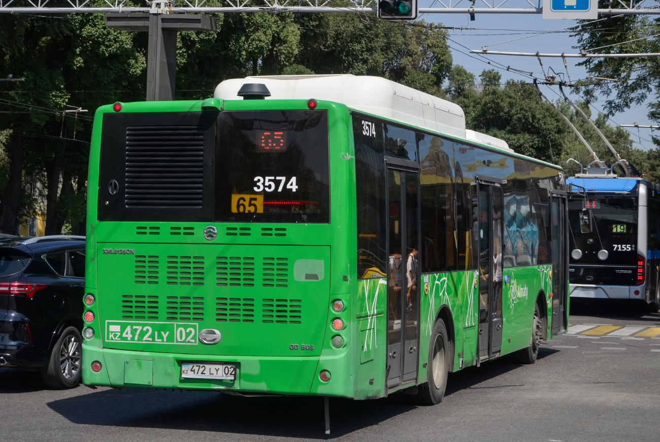 Алматы, Golden Dragon XML6125CN (Hyundai Trans Auto) № 3574