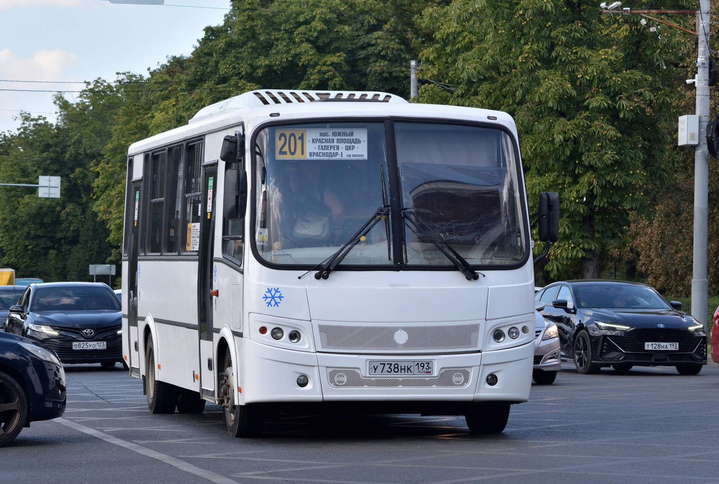 Краснодарский край, ПАЗ-320412-04 "Вектор" № У 738 НК 193