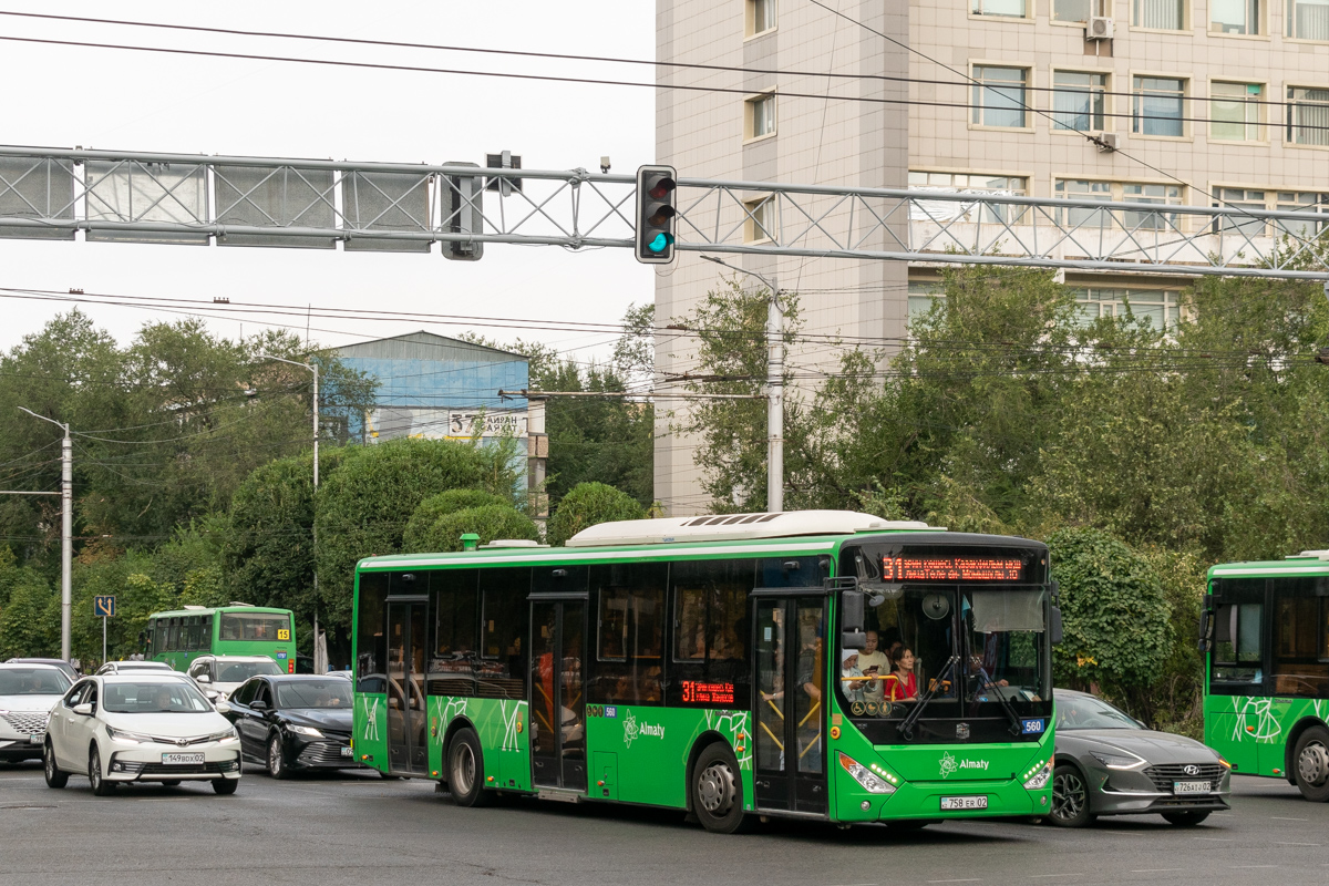 Алматы, Zhong Tong LCK6125HGAN № 560