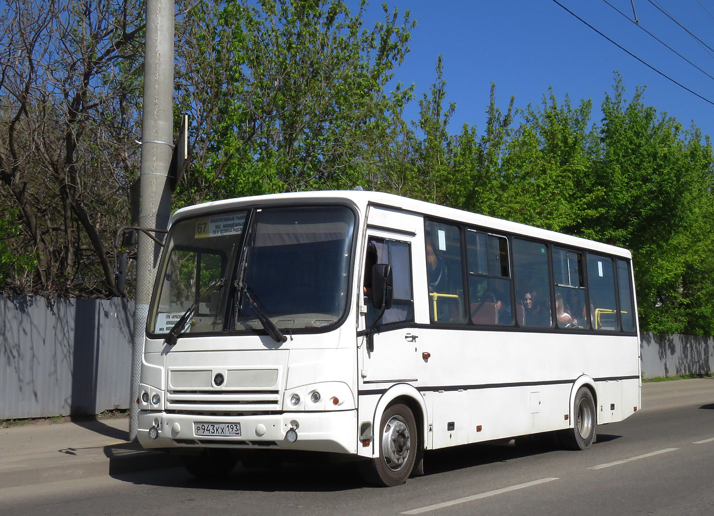 Краснодарский край, ПАЗ-320412-05 № Р 943 КХ 193
