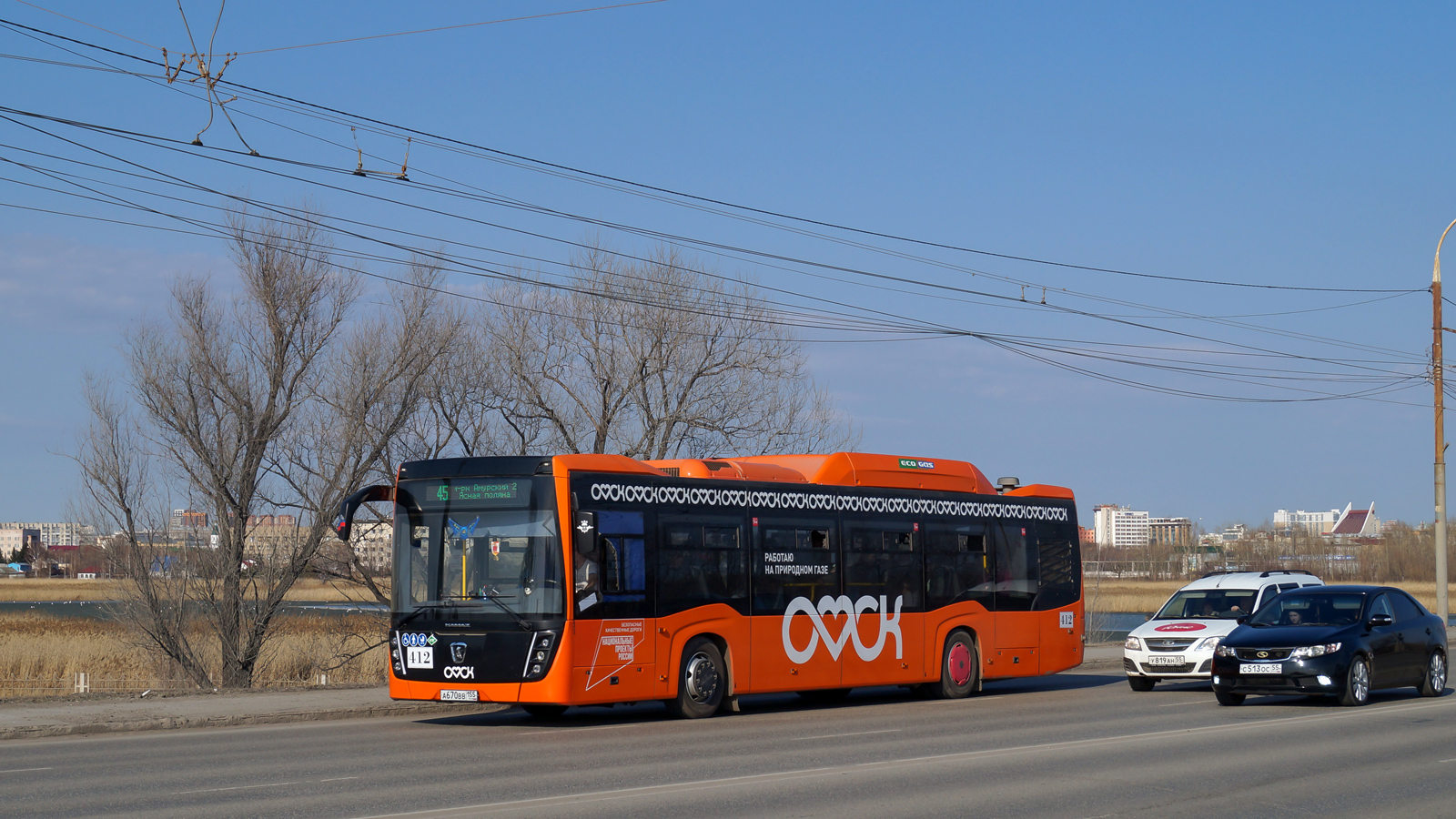 Омская область, НефАЗ-5299-40-57 (CNG) № 412