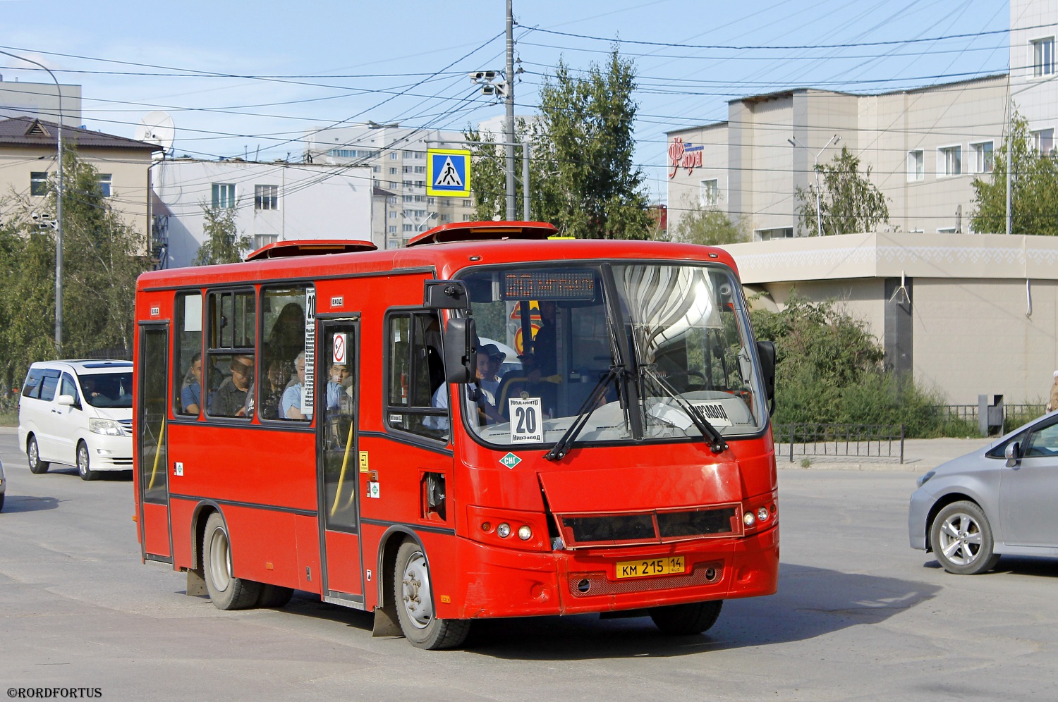 Саха (Якутия), ПАЗ-320302-22 "Вектор" № КМ 215 14