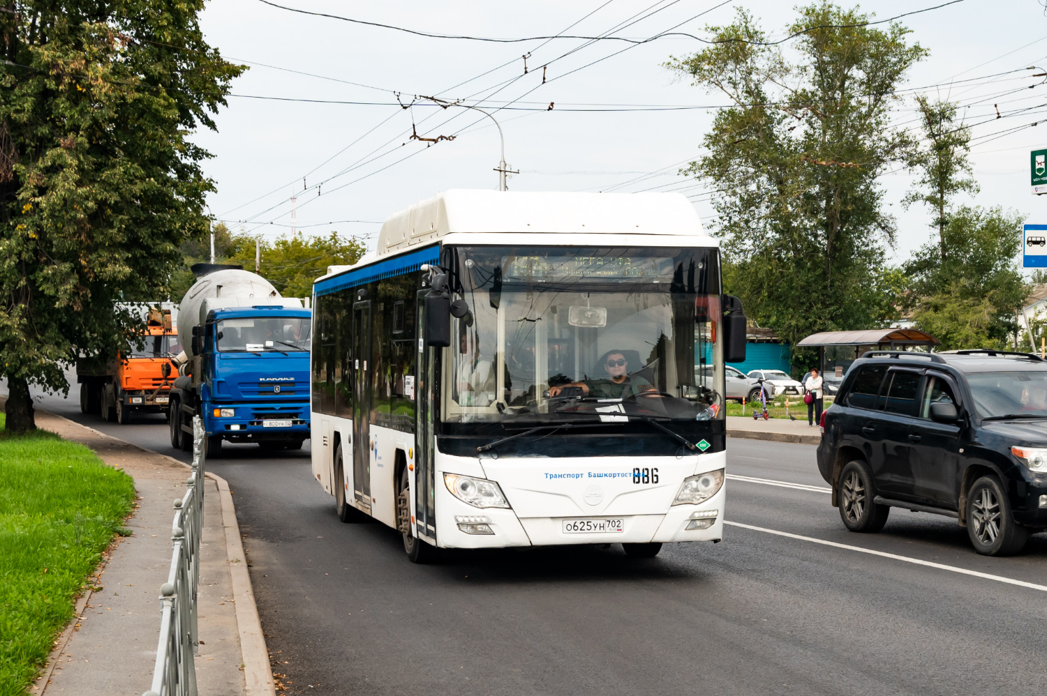 Башкортостан, Lotos-105C02 № О 625 УН 702