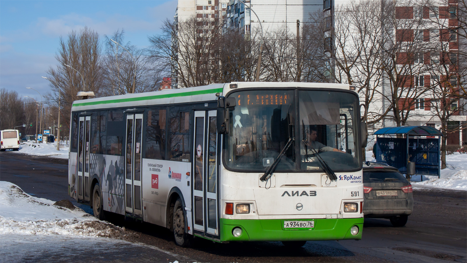 Ярославская область, ЛиАЗ-5256.60 № 591
