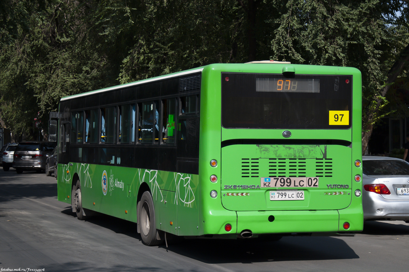 Алматы, Yutong ZK6118HGA № 799 LC 02