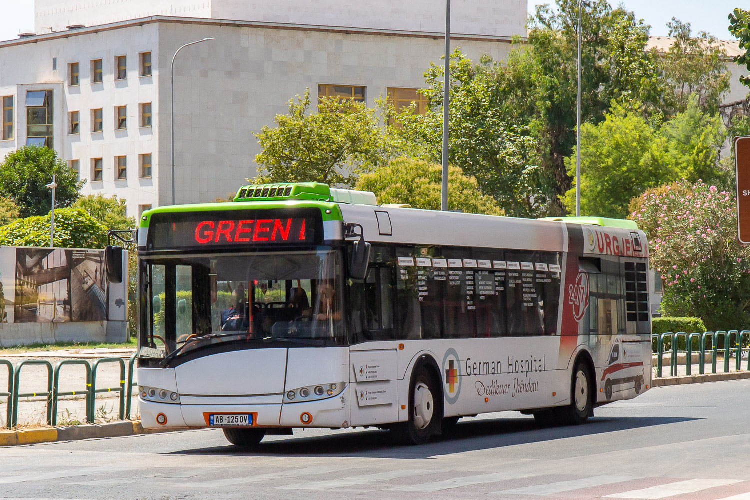 Албания, Solaris Urbino III 12 hybrid № AB-125OV